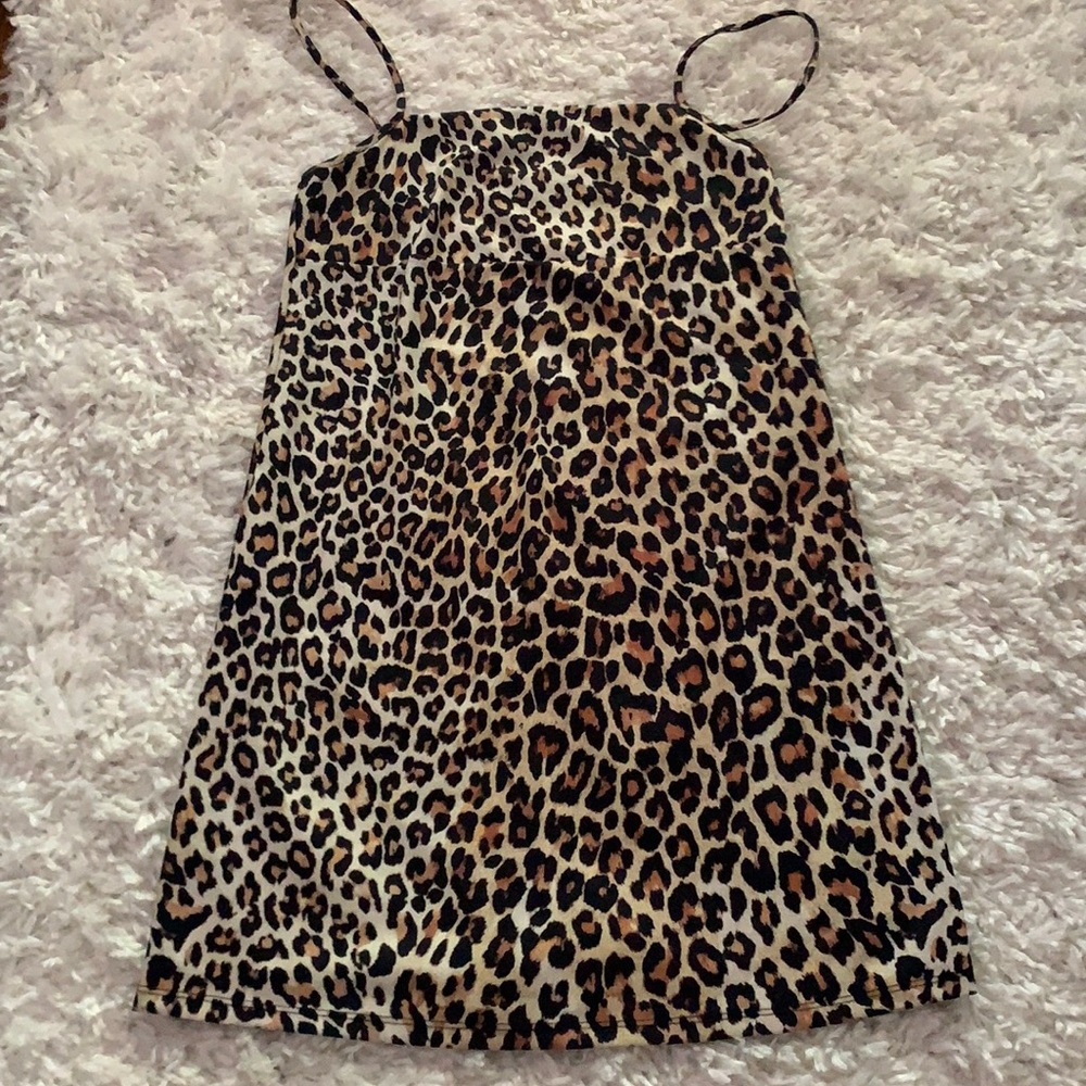 Zara Trafaluc leopard dress sz small